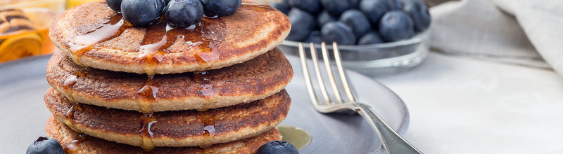 Banana Oat Chocolate Chip Pancakes
