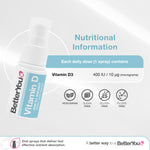 Vitamin D3 400iu Infant Oral Spray