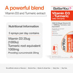 Vitamin D3+Turmeric Oral Spray