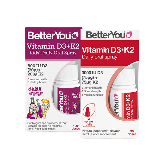 Vitamin D3 + K2 Parent and Child Bundle