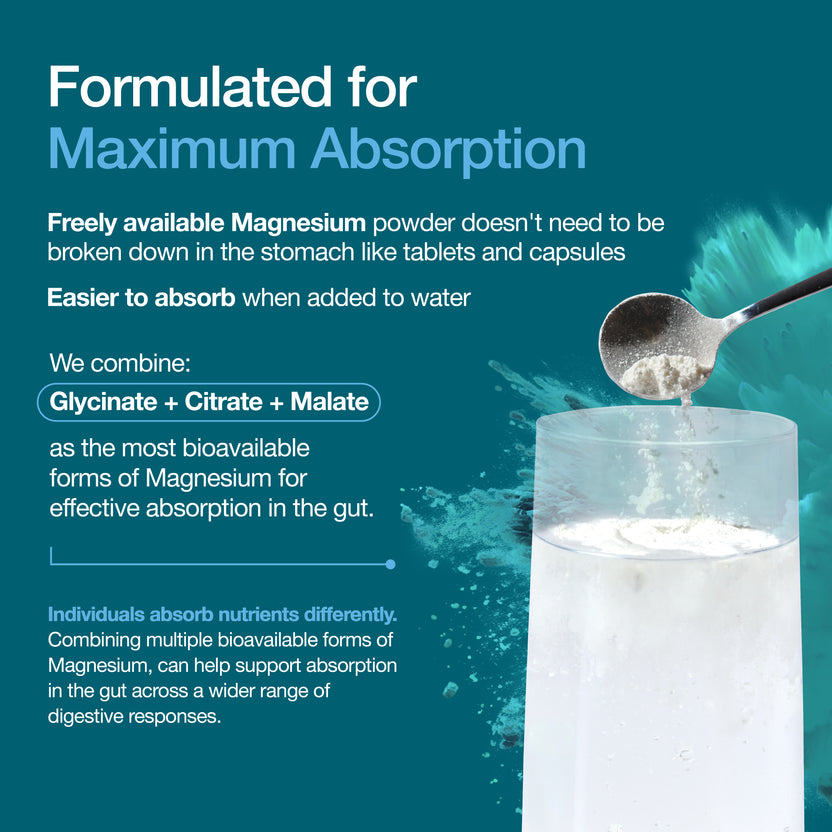 Magnesium Powder | 3-in-1 Glycinate Supplement | BetterYou