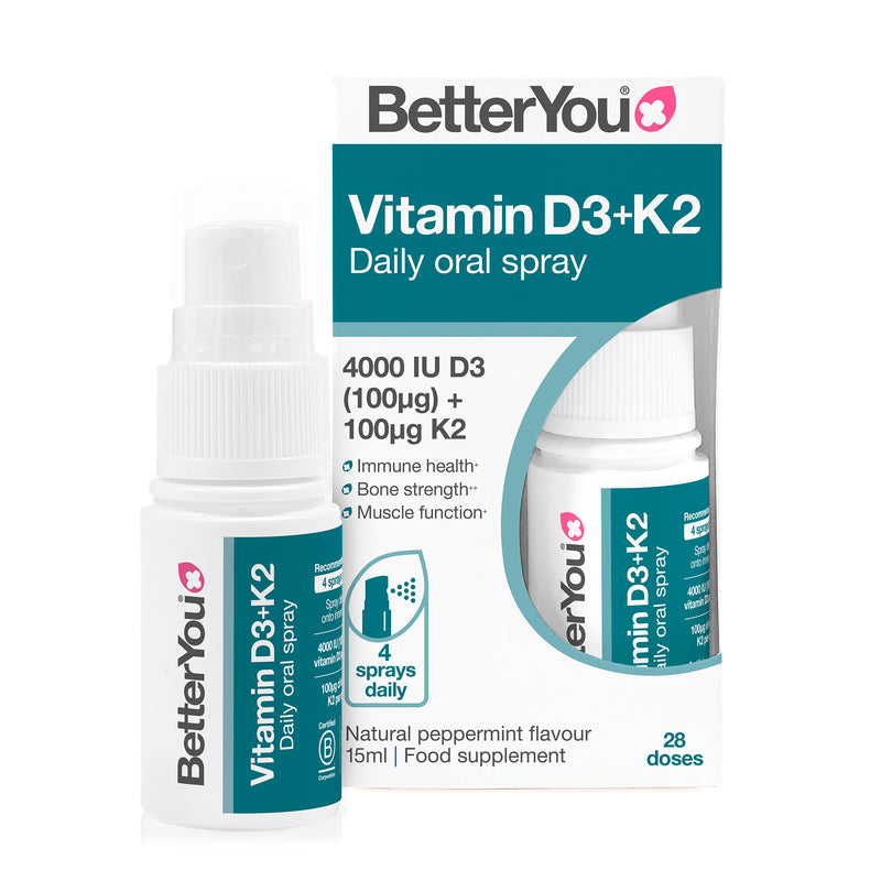 Vitamin D3 4000iu + K2 Oral Spray