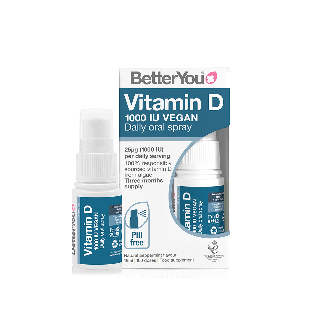 Vitamin D 1000 IU Vegan Oral Spray