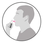 Spray directly into the cheek to bypass the digestive system 