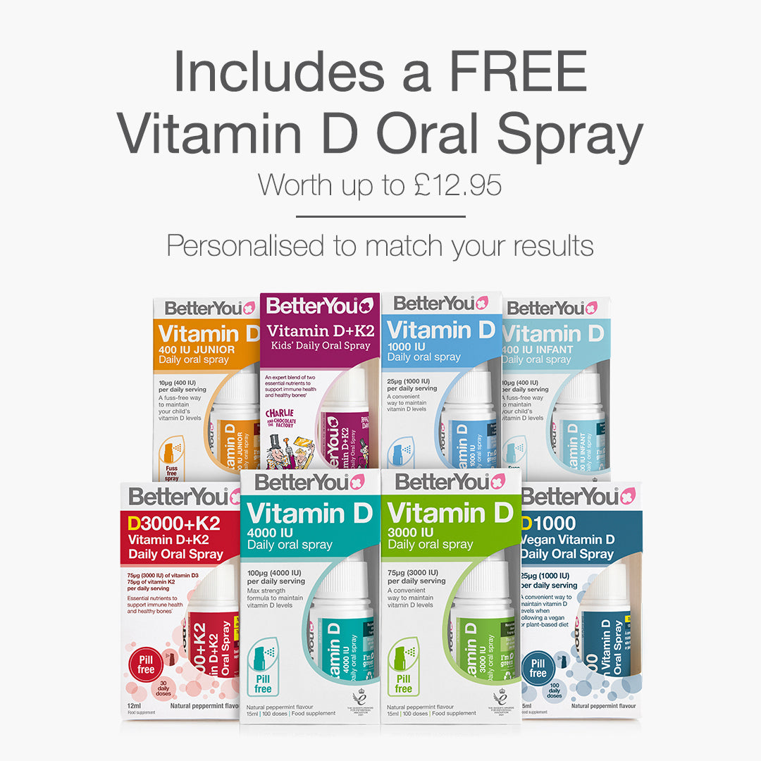 Vitamin D Test Kit + Free Vitamin D Oral Spray